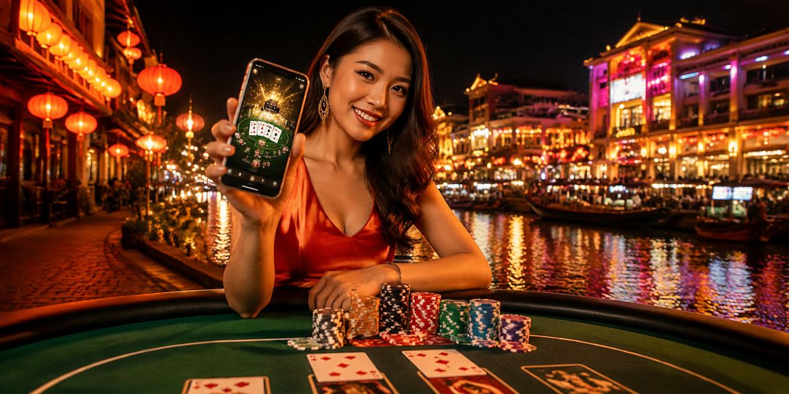 Meja permainan Kasino langsung Baccarat